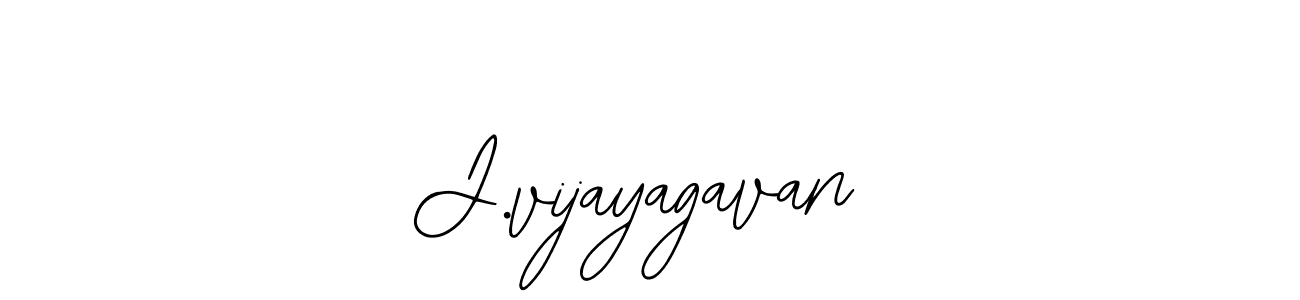 Use a signature maker to create a handwritten signature online. With this signature software, you can design (Bearetta-2O07w) your own signature for name J.vijayagavan. J.vijayagavan signature style 12 images and pictures png