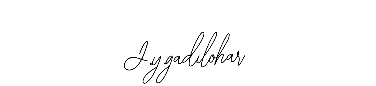 This is the best signature style for the J.y.gadilohar name. Also you like these signature font (Bearetta-2O07w). Mix name signature. J.y.gadilohar signature style 12 images and pictures png