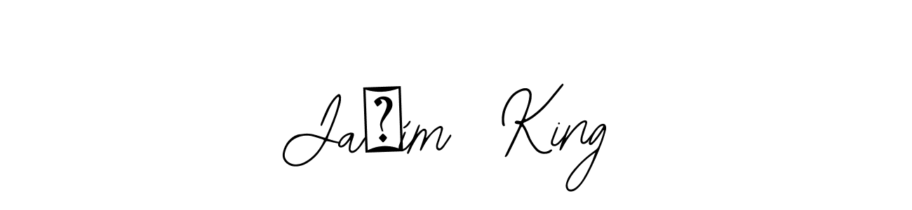This is the best signature style for the Jaším  King name. Also you like these signature font (Bearetta-2O07w). Mix name signature. Jaším  King signature style 12 images and pictures png
