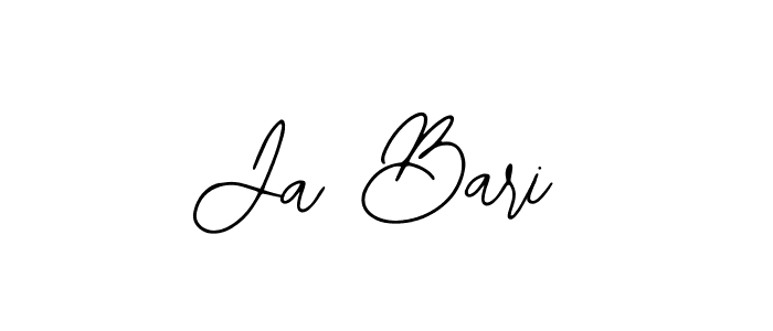 Ja Bari stylish signature style. Best Handwritten Sign (Bearetta-2O07w) for my name. Handwritten Signature Collection Ideas for my name Ja Bari. Ja Bari signature style 12 images and pictures png