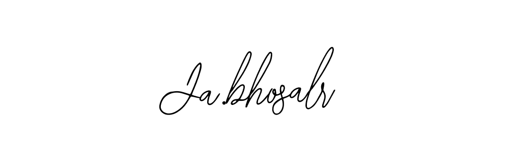 Make a beautiful signature design for name Ja.bhosalr. With this signature (Bearetta-2O07w) style, you can create a handwritten signature for free. Ja.bhosalr signature style 12 images and pictures png