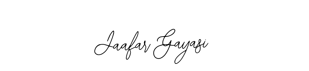 Make a beautiful signature design for name Jaafar Gayasi. With this signature (Bearetta-2O07w) style, you can create a handwritten signature for free. Jaafar Gayasi signature style 12 images and pictures png
