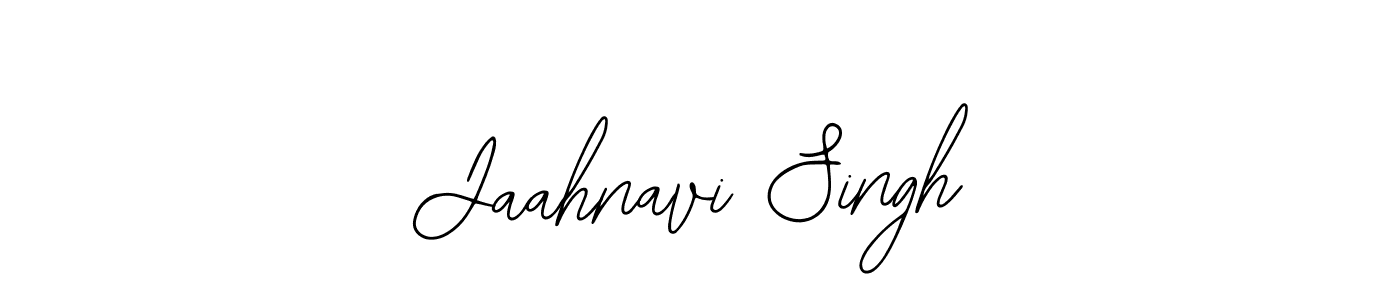 Use a signature maker to create a handwritten signature online. With this signature software, you can design (Bearetta-2O07w) your own signature for name Jaahnavi Singh. Jaahnavi Singh signature style 12 images and pictures png