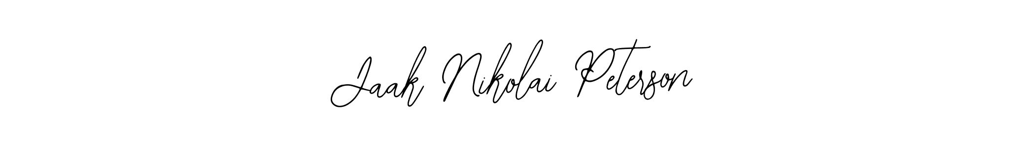 Best and Professional Signature Style for Jaak Nikolai Peterson. Bearetta-2O07w Best Signature Style Collection. Jaak Nikolai Peterson signature style 12 images and pictures png