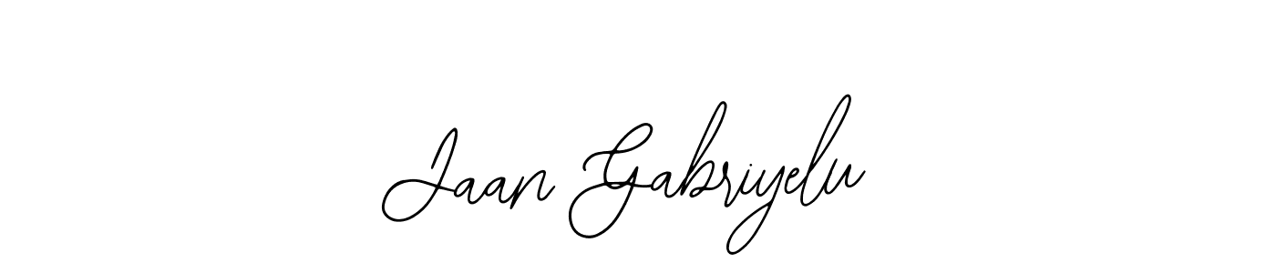 How to Draw Jaan Gabriyelu signature style? Bearetta-2O07w is a latest design signature styles for name Jaan Gabriyelu. Jaan Gabriyelu signature style 12 images and pictures png