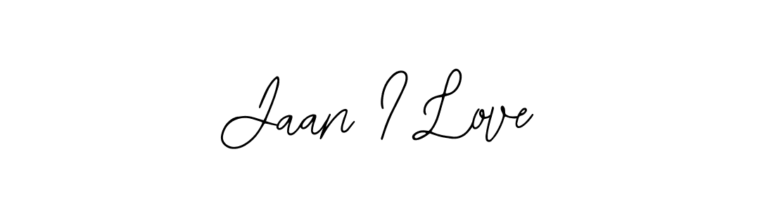 Also we have Jaan I Love name is the best signature style. Create professional handwritten signature collection using Bearetta-2O07w autograph style. Jaan I Love signature style 12 images and pictures png