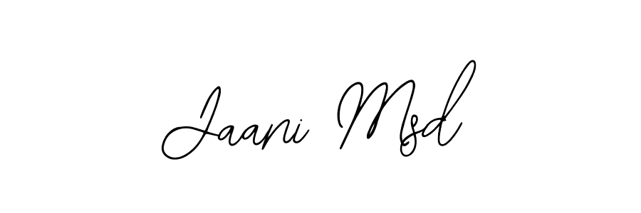 Similarly Bearetta-2O07w is the best handwritten signature design. Signature creator online .You can use it as an online autograph creator for name Jaani Msd. Jaani Msd signature style 12 images and pictures png