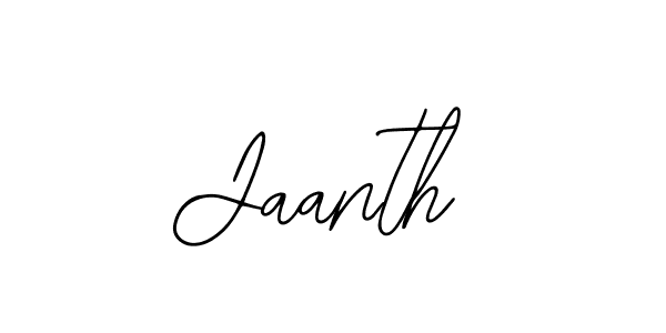 How to make Jaanth signature? Bearetta-2O07w is a professional autograph style. Create handwritten signature for Jaanth name. Jaanth signature style 12 images and pictures png