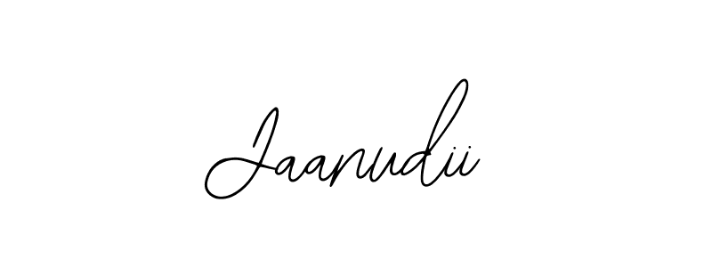 You should practise on your own different ways (Bearetta-2O07w) to write your name (Jaanudii) in signature. don't let someone else do it for you. Jaanudii signature style 12 images and pictures png