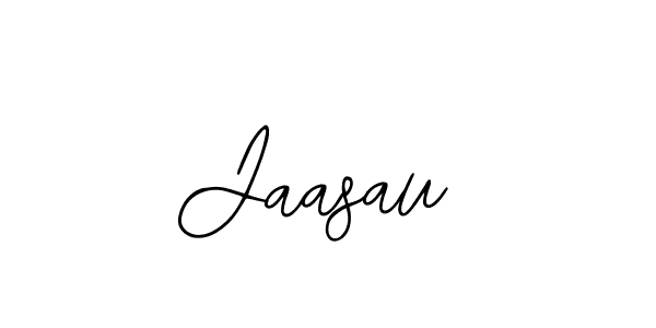 You should practise on your own different ways (Bearetta-2O07w) to write your name (Jaasau) in signature. don't let someone else do it for you. Jaasau signature style 12 images and pictures png