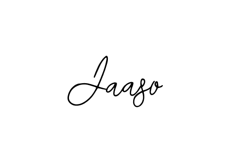 Use a signature maker to create a handwritten signature online. With this signature software, you can design (Bearetta-2O07w) your own signature for name Jaaso. Jaaso signature style 12 images and pictures png