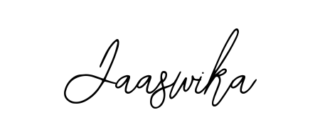 A stylish, flowing autograph style designed for name Jaaswika using Bearetta-2O07w typography. Perfect for digital creative projects. Jaaswika signature style 12 images and pictures png
