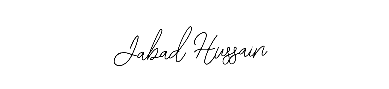 Make a beautiful signature design for name Jabad Hussain. Use this online signature maker to create a handwritten signature for free. Jabad Hussain signature style 12 images and pictures png