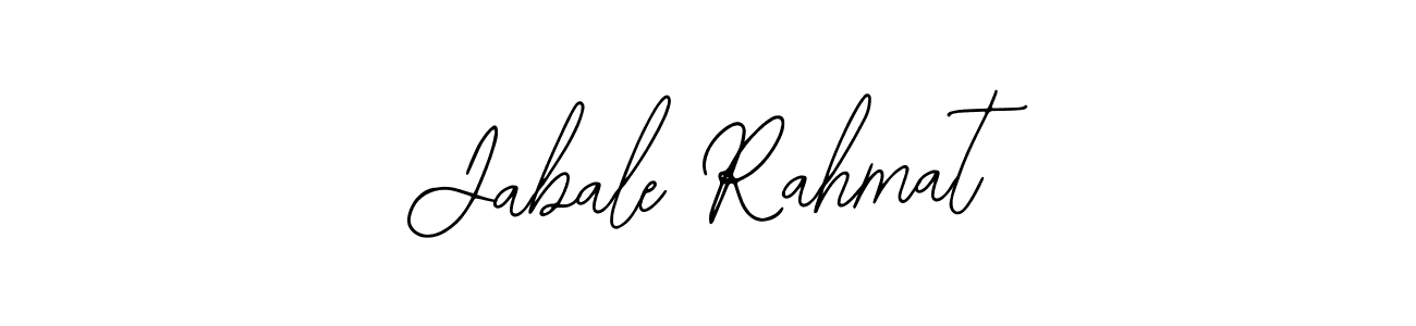 Design your own signature with our free online signature maker. With this signature software, you can create a handwritten (Bearetta-2O07w) signature for name Jabale Rahmat. Jabale Rahmat signature style 12 images and pictures png