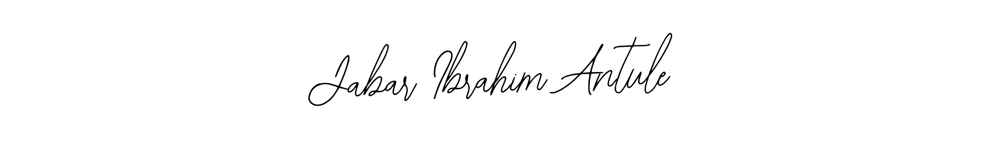 Similarly Bearetta-2O07w is the best handwritten signature design. Signature creator online .You can use it as an online autograph creator for name Jabar Ibrahim Antule. Jabar Ibrahim Antule signature style 12 images and pictures png