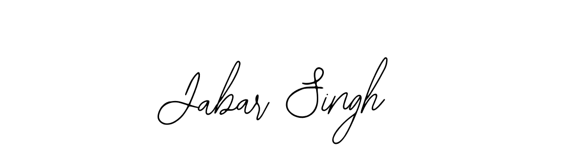 How to make Jabar Singh name signature. Use Bearetta-2O07w style for creating short signs online. This is the latest handwritten sign. Jabar Singh signature style 12 images and pictures png