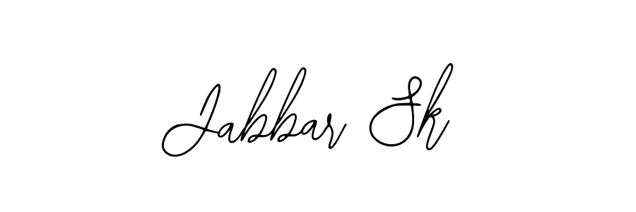 How to make Jabbar Sk name signature. Use Bearetta-2O07w style for creating short signs online. This is the latest handwritten sign. Jabbar Sk signature style 12 images and pictures png