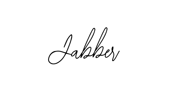 Use a signature maker to create a handwritten signature online. With this signature software, you can design (Bearetta-2O07w) your own signature for name Jabber. Jabber signature style 12 images and pictures png