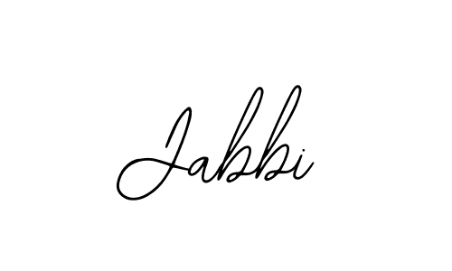 How to make Jabbi signature? Bearetta-2O07w is a professional autograph style. Create handwritten signature for Jabbi name. Jabbi signature style 12 images and pictures png