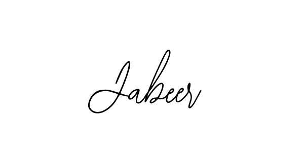 The best way (Bearetta-2O07w) to make a short signature is to pick only two or three words in your name. The name Jabeer include a total of six letters. For converting this name. Jabeer signature style 12 images and pictures png