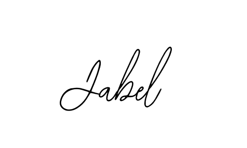 Design your own signature with our free online signature maker. With this signature software, you can create a handwritten (Bearetta-2O07w) signature for name Jabel. Jabel signature style 12 images and pictures png