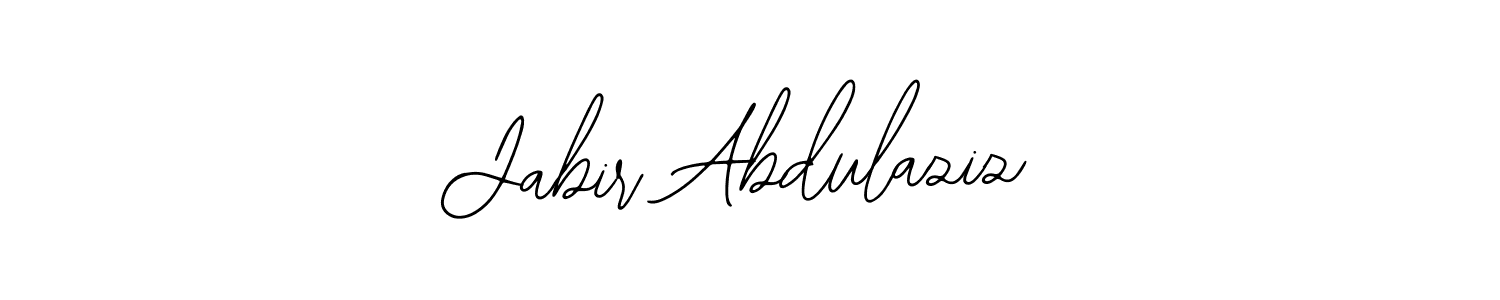 How to make Jabir Abdulaziz name signature. Use Bearetta-2O07w style for creating short signs online. This is the latest handwritten sign. Jabir Abdulaziz signature style 12 images and pictures png