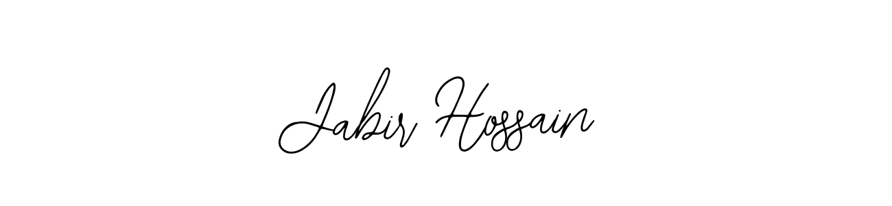 The best way (Bearetta-2O07w) to make a short signature is to pick only two or three words in your name. The name Jabir Hossain include a total of six letters. For converting this name. Jabir Hossain signature style 12 images and pictures png