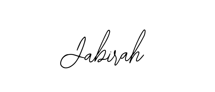 Use a signature maker to create a handwritten signature online. With this signature software, you can design (Bearetta-2O07w) your own signature for name Jabirah. Jabirah signature style 12 images and pictures png