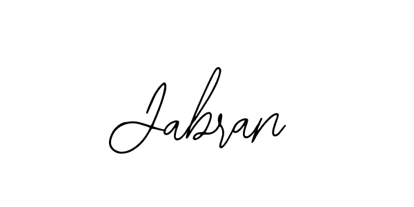 Design your own signature with our free online signature maker. With this signature software, you can create a handwritten (Bearetta-2O07w) signature for name Jabran. Jabran signature style 12 images and pictures png