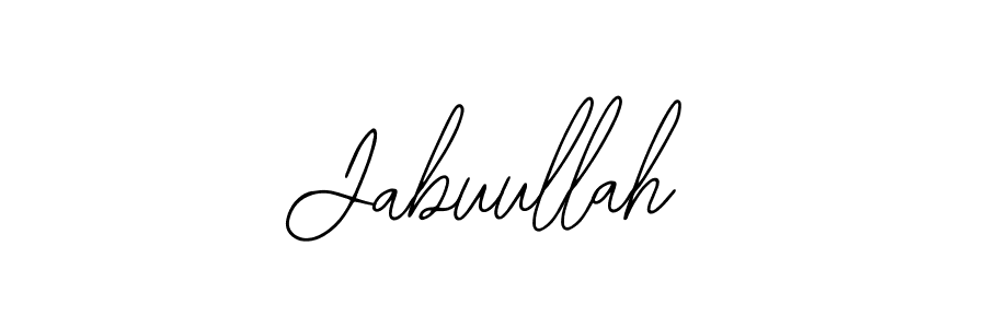 How to make Jabuullah name signature. Use Bearetta-2O07w style for creating short signs online. This is the latest handwritten sign. Jabuullah signature style 12 images and pictures png
