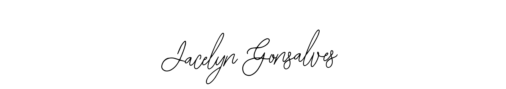 Also You can easily find your signature by using the search form. We will create Jacelyn Gonsalves name handwritten signature images for you free of cost using Bearetta-2O07w sign style. Jacelyn Gonsalves signature style 12 images and pictures png