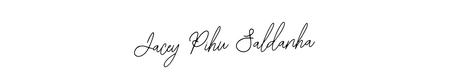 Jacey Pihu Saldanha stylish signature style. Best Handwritten Sign (Bearetta-2O07w) for my name. Handwritten Signature Collection Ideas for my name Jacey Pihu Saldanha. Jacey Pihu Saldanha signature style 12 images and pictures png