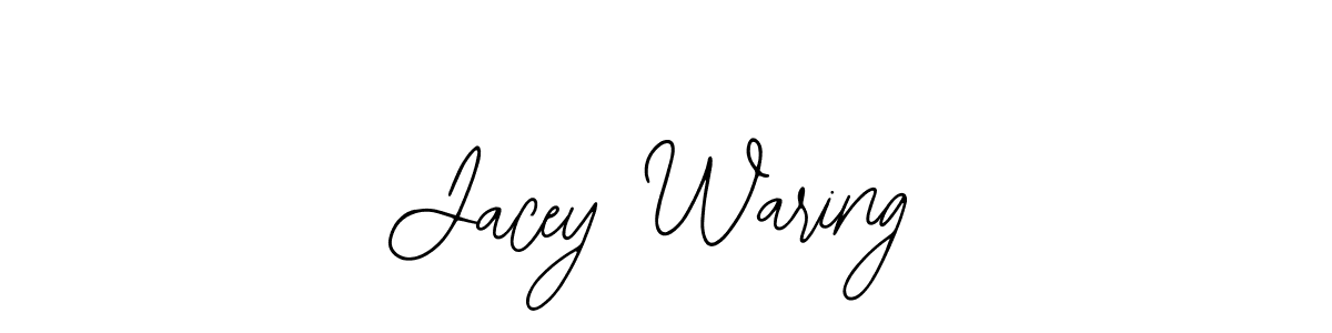 How to make Jacey Waring signature? Bearetta-2O07w is a professional autograph style. Create handwritten signature for Jacey Waring name. Jacey Waring signature style 12 images and pictures png