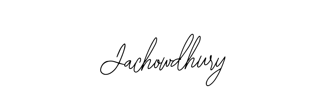 Use a signature maker to create a handwritten signature online. With this signature software, you can design (Bearetta-2O07w) your own signature for name Jachowdhury. Jachowdhury signature style 12 images and pictures png