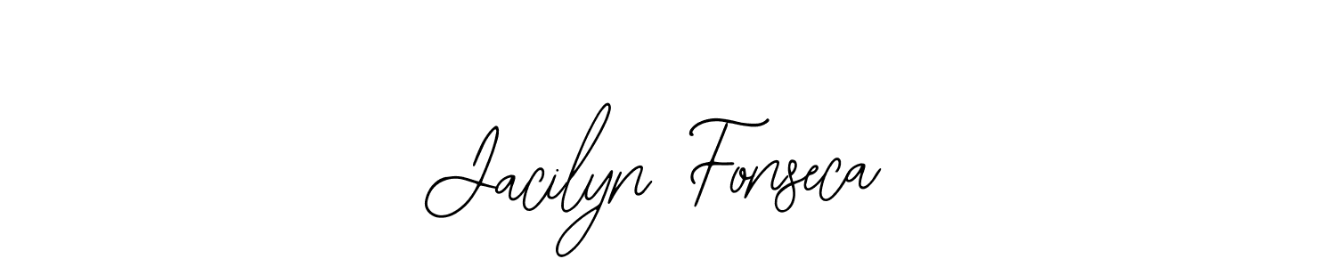 How to make Jacilyn Fonseca name signature. Use Bearetta-2O07w style for creating short signs online. This is the latest handwritten sign. Jacilyn Fonseca signature style 12 images and pictures png