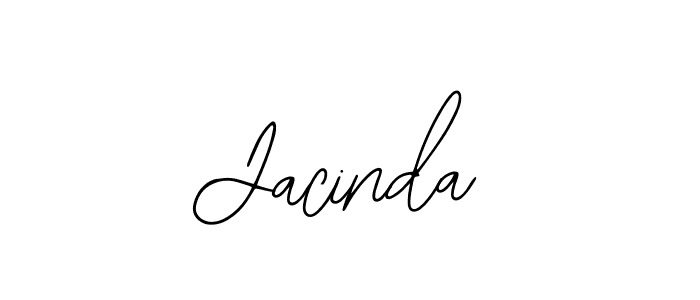 How to make Jacinda signature? Bearetta-2O07w is a professional autograph style. Create handwritten signature for Jacinda name. Jacinda signature style 12 images and pictures png