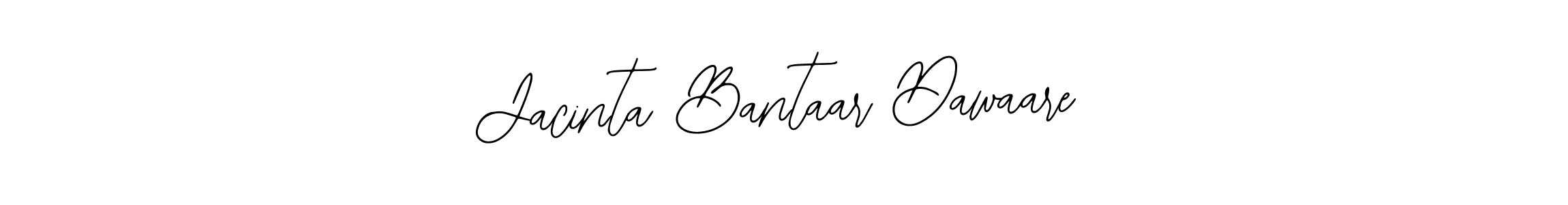 How to make Jacinta Bantaar Dawaare name signature. Use Bearetta-2O07w style for creating short signs online. This is the latest handwritten sign. Jacinta Bantaar Dawaare signature style 12 images and pictures png