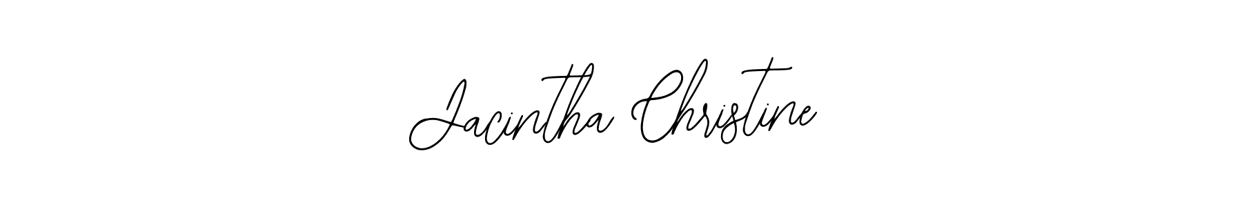 Make a beautiful signature design for name Jacintha Christine. With this signature (Bearetta-2O07w) style, you can create a handwritten signature for free. Jacintha Christine signature style 12 images and pictures png