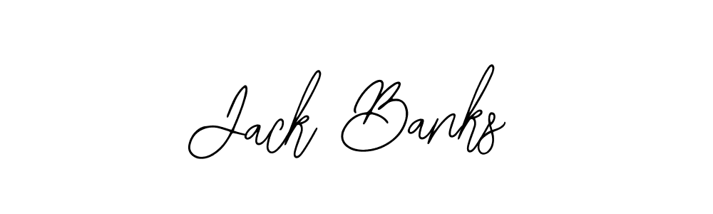 How to make Jack Banks name signature. Use Bearetta-2O07w style for creating short signs online. This is the latest handwritten sign. Jack Banks signature style 12 images and pictures png