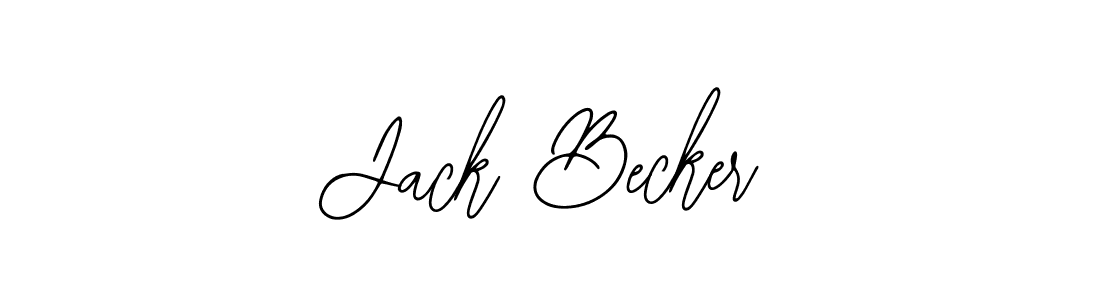 Design your own signature with our free online signature maker. With this signature software, you can create a handwritten (Bearetta-2O07w) signature for name Jack Becker. Jack Becker signature style 12 images and pictures png