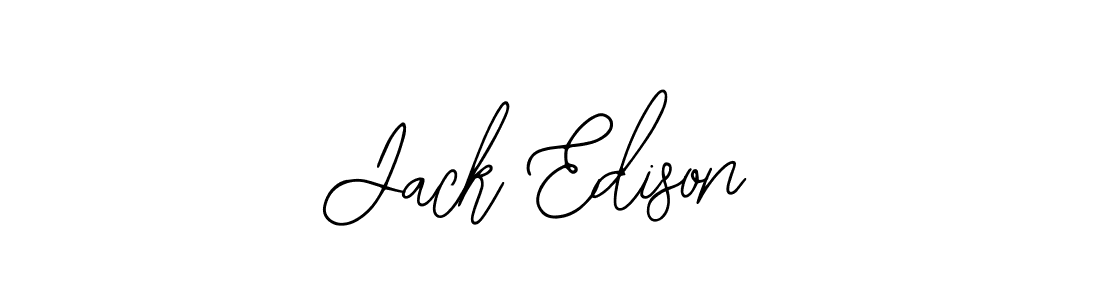 How to make Jack Edison signature? Bearetta-2O07w is a professional autograph style. Create handwritten signature for Jack Edison name. Jack Edison signature style 12 images and pictures png
