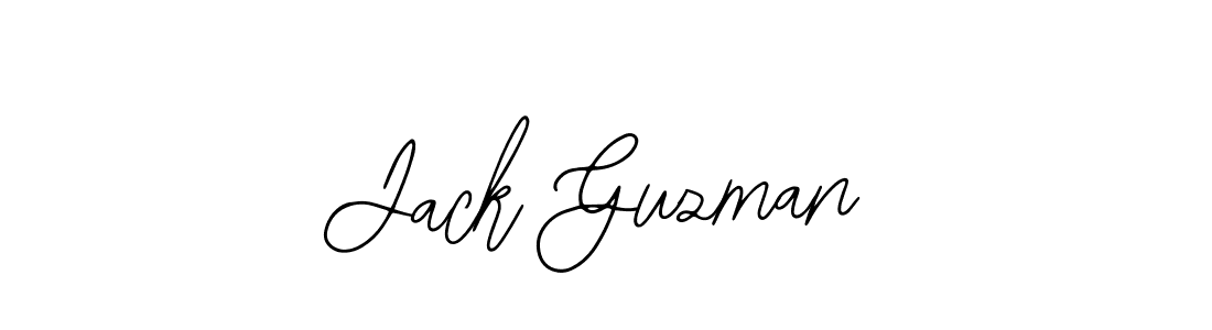 You should practise on your own different ways (Bearetta-2O07w) to write your name (Jack Guzman) in signature. don't let someone else do it for you. Jack Guzman signature style 12 images and pictures png
