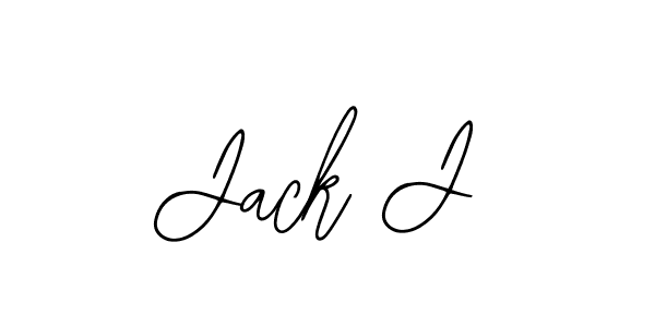 Use a signature maker to create a handwritten signature online. With this signature software, you can design (Bearetta-2O07w) your own signature for name Jack J. Jack J signature style 12 images and pictures png