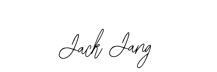 Use a signature maker to create a handwritten signature online. With this signature software, you can design (Bearetta-2O07w) your own signature for name Jack Jang. Jack Jang signature style 12 images and pictures png