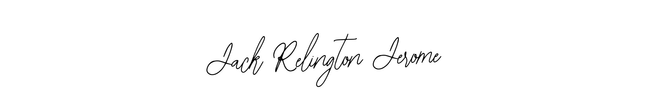 Bearetta-2O07w is a professional signature style that is perfect for those who want to add a touch of class to their signature. It is also a great choice for those who want to make their signature more unique. Get Jack Relington Jerome name to fancy signature for free. Jack Relington Jerome signature style 12 images and pictures png