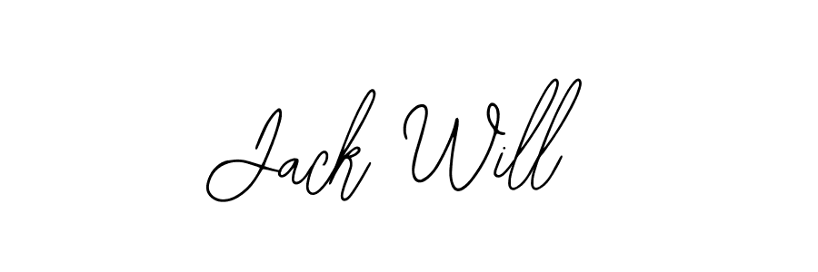 You should practise on your own different ways (Bearetta-2O07w) to write your name (Jack Will) in signature. don't let someone else do it for you. Jack Will signature style 12 images and pictures png