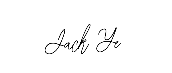 if you are searching for the best signature style for your name Jack Ye. so please give up your signature search. here we have designed multiple signature styles  using Bearetta-2O07w. Jack Ye signature style 12 images and pictures png