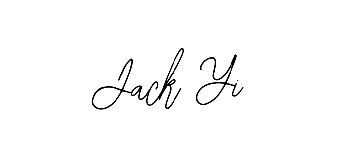 Also You can easily find your signature by using the search form. We will create Jack Yi name handwritten signature images for you free of cost using Bearetta-2O07w sign style. Jack Yi signature style 12 images and pictures png
