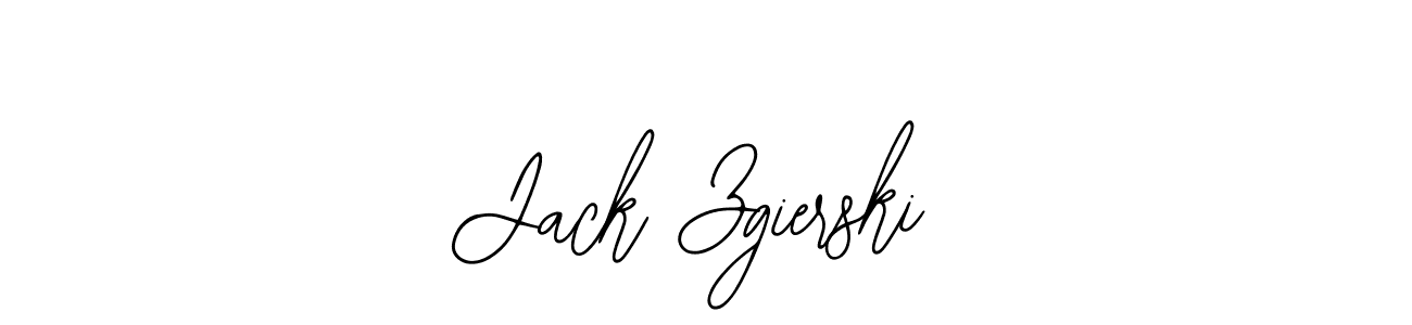 Design your own signature with our free online signature maker. With this signature software, you can create a handwritten (Bearetta-2O07w) signature for name Jack Zgierski. Jack Zgierski signature style 12 images and pictures png