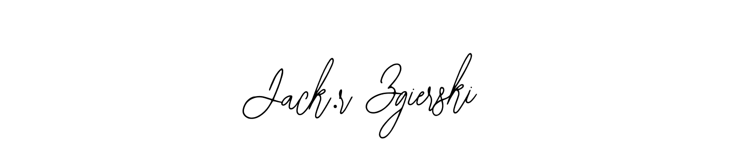 Also we have Jack.r Zgierski name is the best signature style. Create professional handwritten signature collection using Bearetta-2O07w autograph style. Jack.r Zgierski signature style 12 images and pictures png